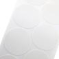 Preview: Fabric Adhesive dots, strong adhesive on one side, Ø 30mm, white